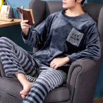 Ensemble Pyjama Homme Hiver Neige 2