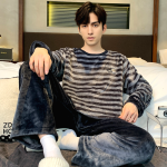 Ensemble Pyjama Homme Hiver Neige 5