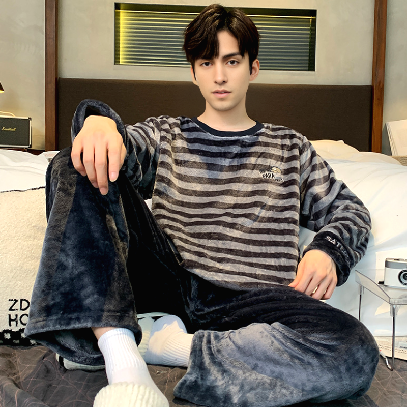 Ensemble Pyjama Homme Hiver Neige 5