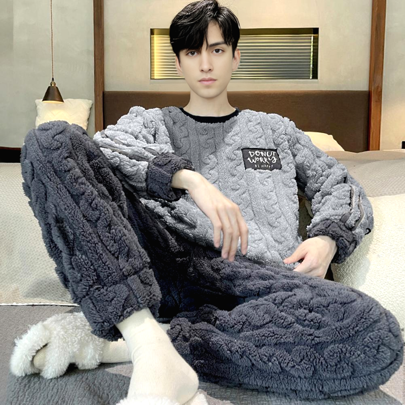 Ensemble Pyjama Homme Hiver Neige 8