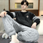 Ensemble Pyjama Homme Hiver Neige 9