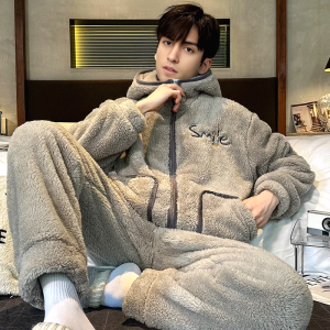 Pyjama Homme Capuche Nuit Polaire 6