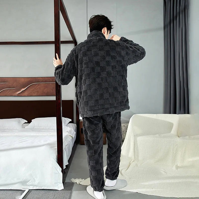 Pyjama Homme Carreaux Nordique