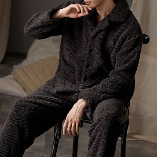 Pyjama Homme Chemise Noir Prestige 3