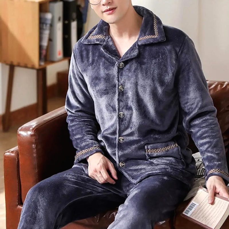 Pyjama Homme Chemise Pantalon Givre 2