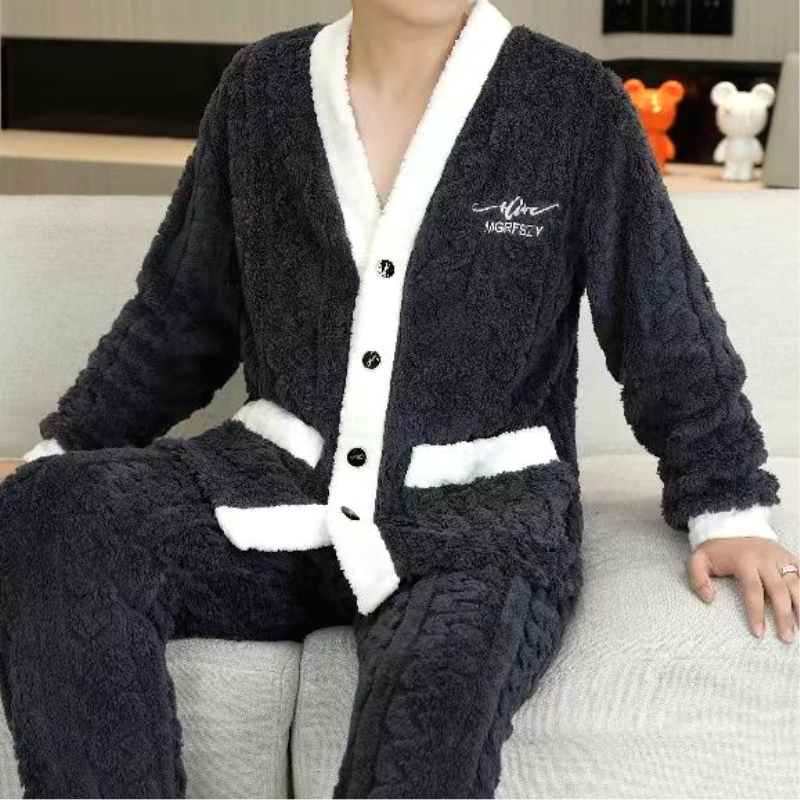 Pyjama Homme Chic Hiver Saphir 3