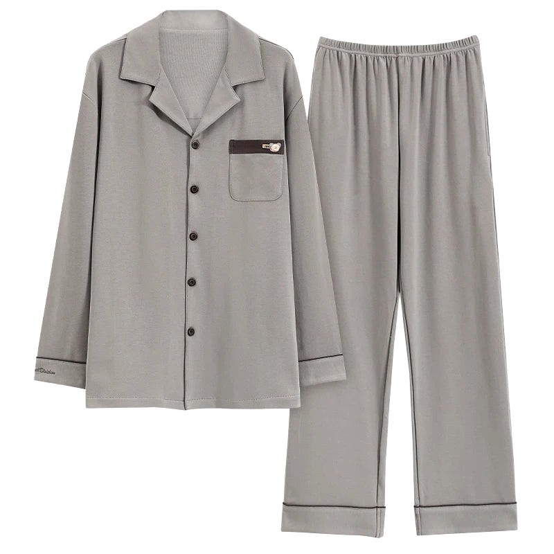Pyjama Homme Coton Hiver Douceur