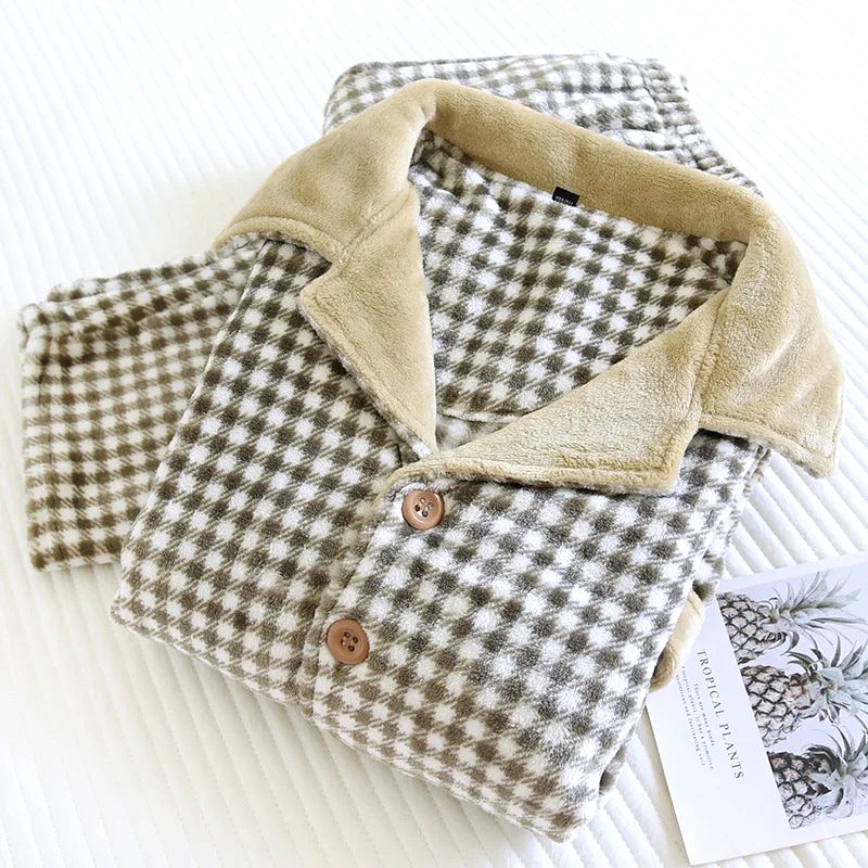 Pyjama Homme Flanelle Hiver Crepuscule 4