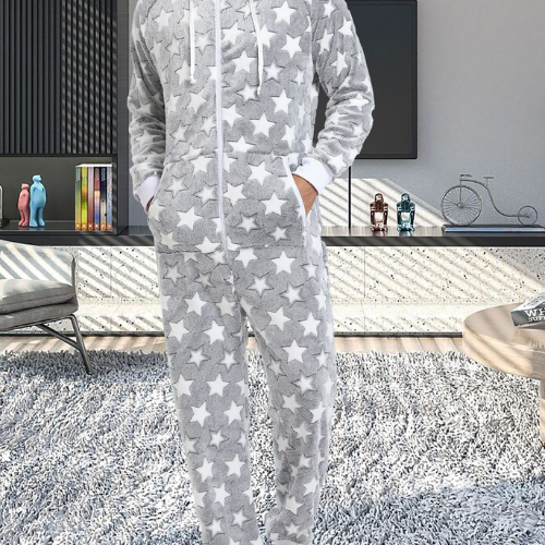 Pyjama Homme Grenouillere Etoilee Ciel 3