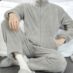 Pyjama Homme Pilou Polaire Zippe Savane 3