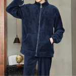Pyjama Homme Pilou Polaire Zippe Savane 6