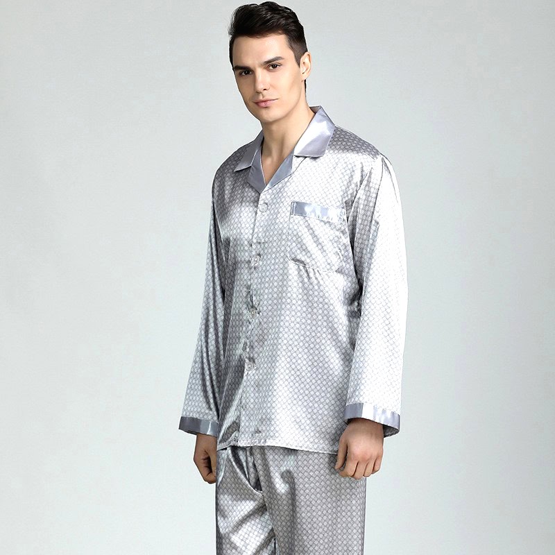 Pyjama Homme Satin Luxe Ebene 2