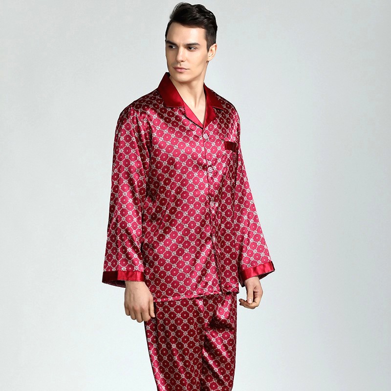 Pyjama Homme Satin Luxe Ebene 5