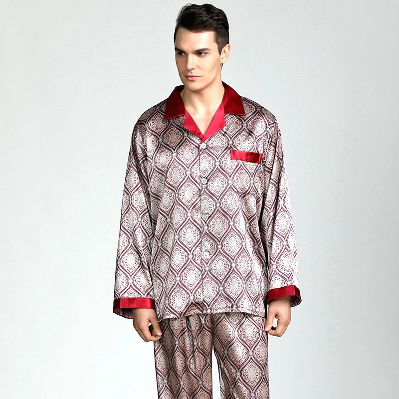 Pyjama Homme Satin Luxe Ebene 7