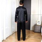 Pyjama Homme Satin Noir Economie 4