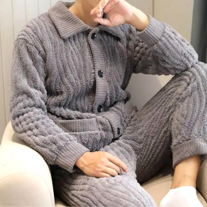 Pyjama Homme Veste Boutonnee Igloo 4